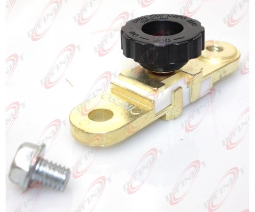 Side Mount Auto Battery Brass Terminal Master Disconnect Kill Cut Off Switch